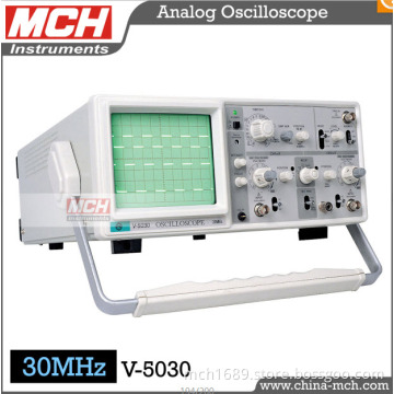 30MHz Dual Channels/Dual Traces, Analog Oscilloscope (V-5030)
